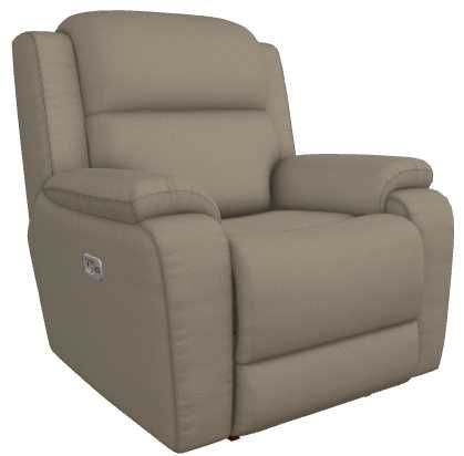 La-Z-Boy® Dorian Fossil Power Rocking Recliner with Headrest-0