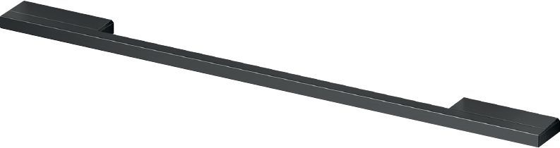 Fisher & Paykel 24" Brushed Black Aluminum Contemporary Square Handle