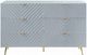 ACME Furniture Gaines Gray High Gloss Dresser-2