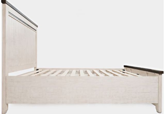 Jofran Inc. Madison County Vintage White Panel Bed-1