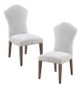 Olliix by Martha Stewart Tristan Set of 2 Light Grey Dining Chair Set-3