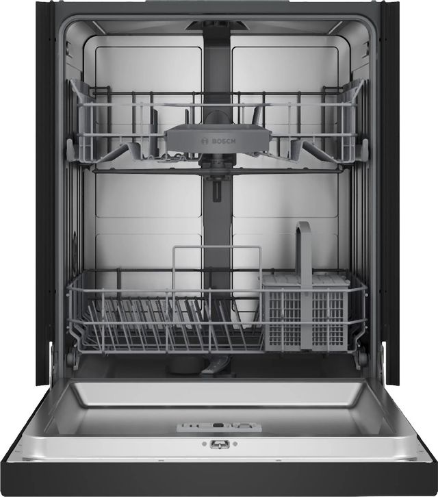 Bosch 100 Series 24" Black Built-In Dishwasher-1