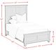 Elements International Canterbury Gray Twin Panel Bed-2