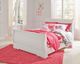 Signature Design by Ashley® Anarasia White Full Sleigh Footboard-0