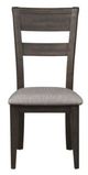 Liberty Furniture Double Bridge 7-Piece Dark Chestnut/Gray Trestle Dining Set-5