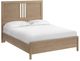 Whittier Wood® Furniture Bailey Almond Queen Panel Bed-0