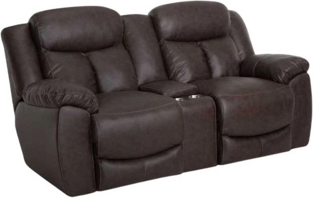 Franklin™ Warner Duvall Coffee Manual Reclining Console Loveseat-0