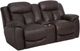 Franklin™ Warner Duvall Coffee Manual Reclining Console Loveseat-0