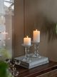 A & B Home 2-Piece White Candle Set-3