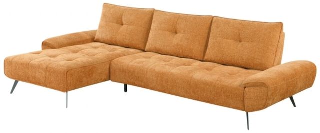Homelegance® Dominic 2-Piece Orange Left-Arm Facing Sectional and Chaise-2