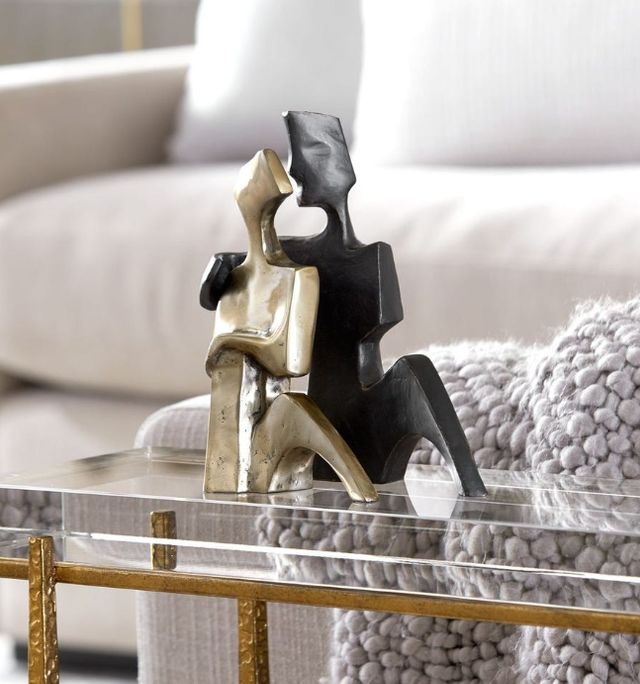 Uttermost® Affection 2-Piece Bronze/Gold Sculpture Set-3