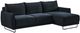 Luonto® Furniture Dolphin 2-Piece Black/Glamour 13 Full XL Sleeper Sectional and Chaise-2