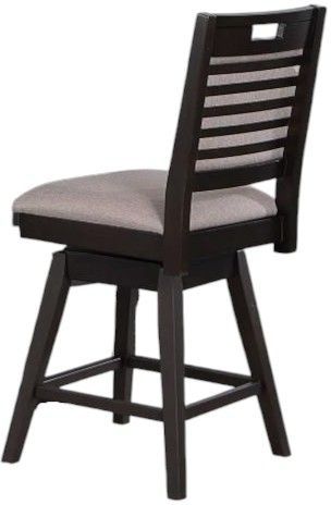 Urban Styles Furniture Dallas Walnut Swivel Counter Chair-1