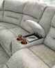 Signature Design by Ashley® Family Den 3-Piece Pewter Right-Arm Facing Power Reclining Sectional-4