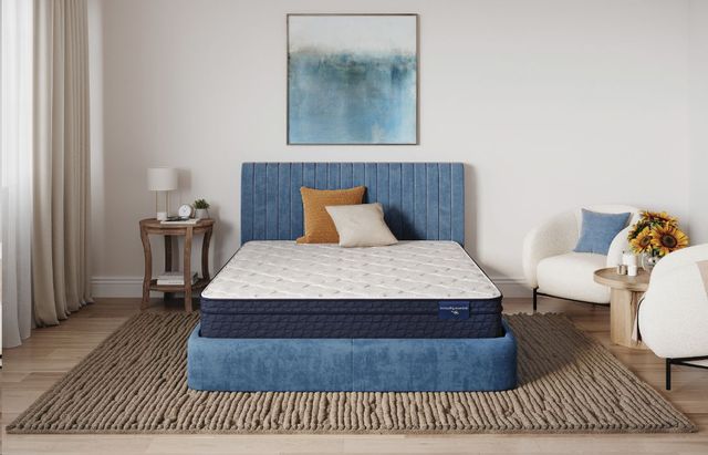 Tranquility Essentials™ by Serta® Barberry Bay 10" Wrapped Coil Medium Euro Top King Mattress-4