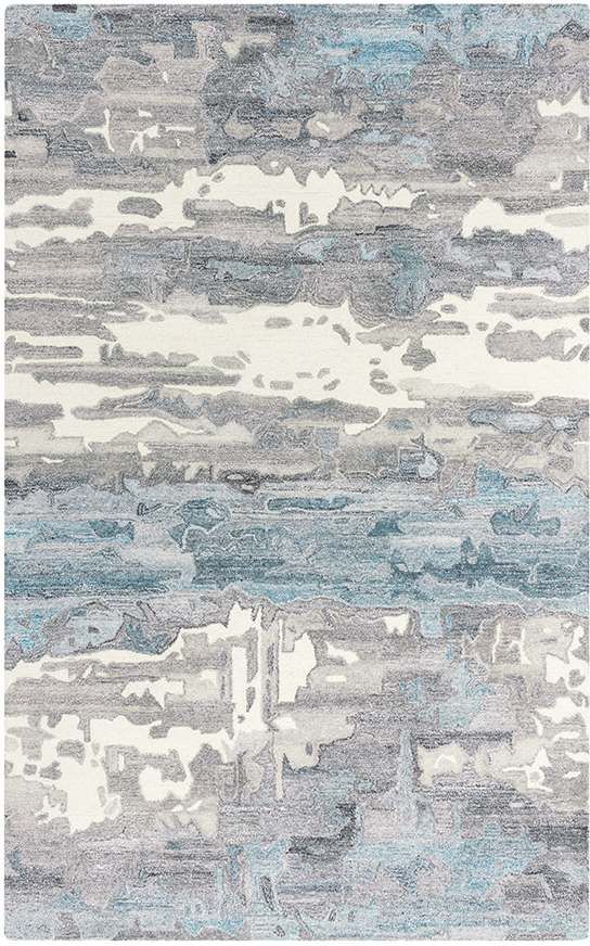 Rizzy Home Essence Gray 5'x8' Rectangular Rug-0