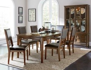 Mazin Furniture Frazier Park Brown Cherry Buffet & Hutch-3