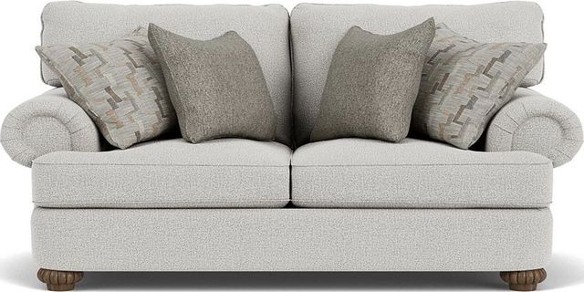 Flexsteel® Patterson Silver Glacier Loveseat-1