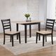 Winners Only® Bay City Nature/Ebony Leg Table-2