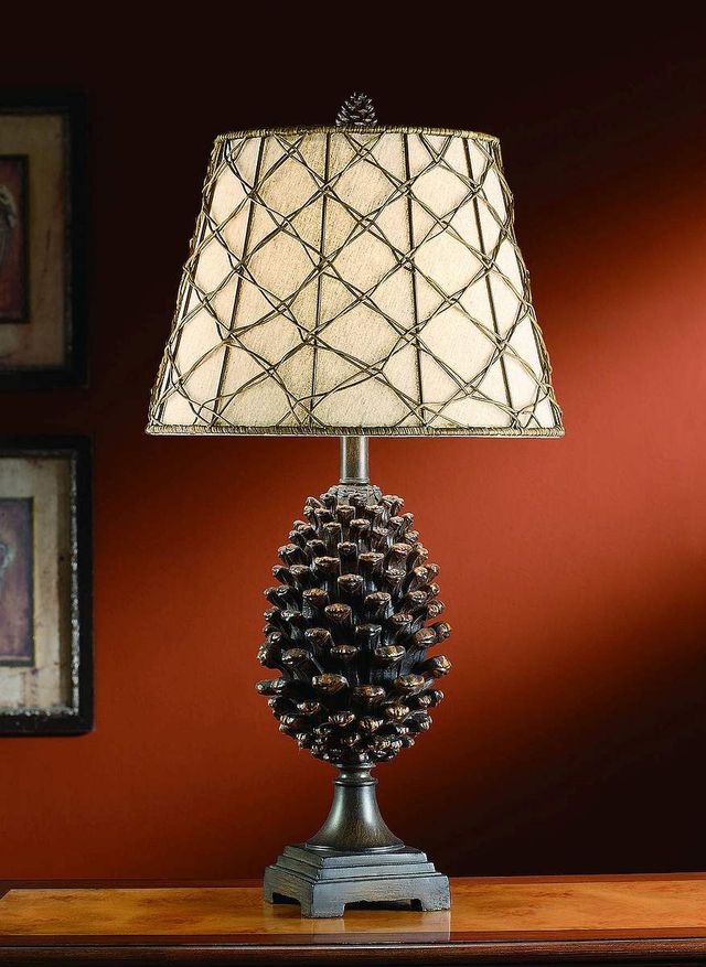 Crestview Collection Pine Bluff Brown Table Lamp-1