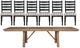 Signature Design by Ashley® Ridgester 7-Piece Beige/Black/Light Brown Dining Set-0