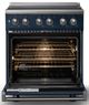 Viking® 5 Series 30" Slate Blue Pro Style Induction Range with Polished Chrome Trim-1