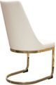 Diamond Sofa® Vogue 2-Piece Cream/Gold Dining Chair Set-4