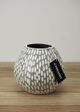 Le Present Drop Wide Dash Grey 6" Vase-2
