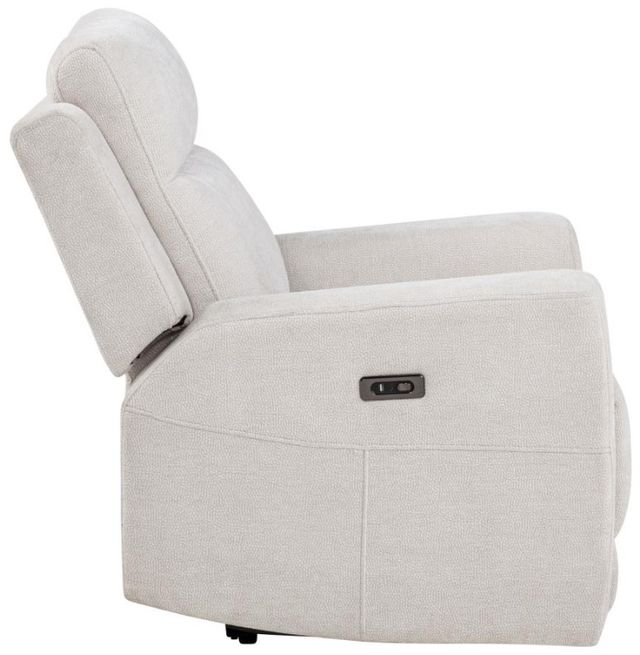 Coaster® Kennett Ivory Upholstered Power Recliner-3