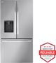LG 36" 25.5 Cu. Ft. PrintProof™ Stainless Steel Counter-Depth French Door Refrigerator-2