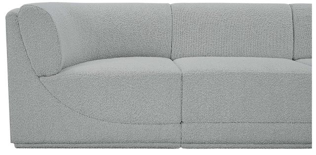 Meridian Furniture Ollie 4-Piece Gray Modular Sofa-1