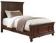 Liberty Furniture Rustic Traditions Cherry Twin Panel Bed-0