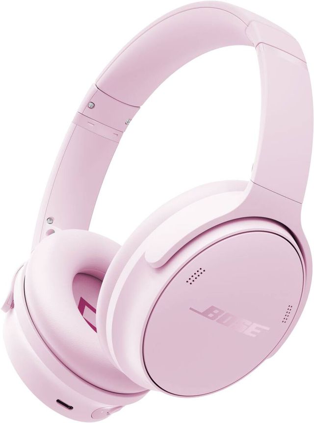 Bose® QuietComfort Petal Pink Wireless Over Ear Noise Cancelling Headphones-4