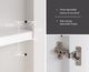 Sauder® White 2-Door Shaker Storage Cabinet-4