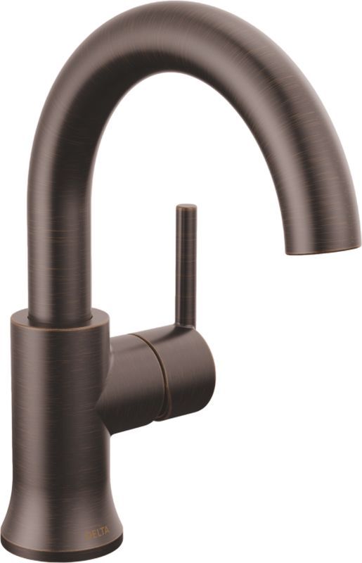 Delta Trinsic® Venetian Bronze 9" Single Handle Lever Bathroom Faucet-0