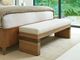 Tommy Bahama® Furniture Palm Desert Rosemead Beige/Brown Bed Bench-1