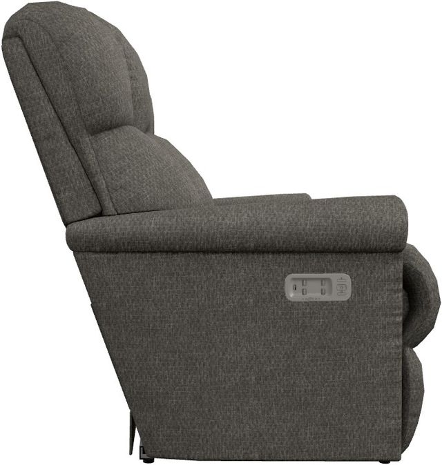 La-Z-Boy® Pinnacle Graphite Power Wall Reclining Loveseat with Headrest and Lumbar-2