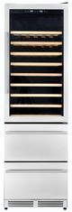 Kucht Professional 24" Stainless Steel Built-In or Freestanding Column Wine Cooler-0