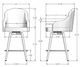 Amisco Weston Swivel Stool-1