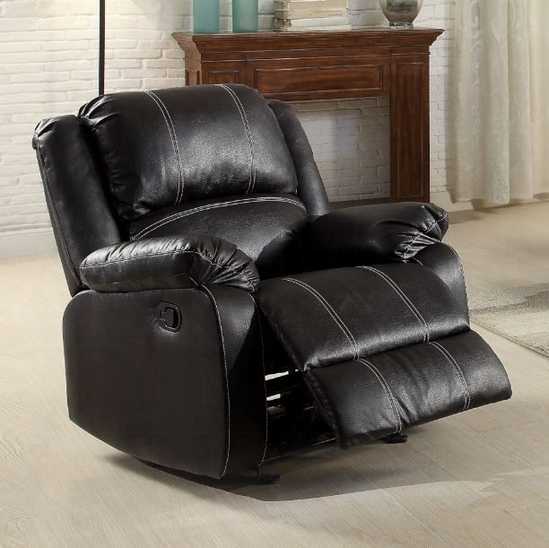 ACME Furniture Zuriel Black Manual Motion Rocker Recliner-1