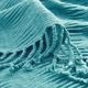 Olliix by INK+IVY Reeve Aqua 50" x 60" Ruched Throw-1