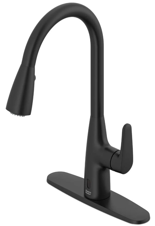American Standard Colony® PRO Matte Black Touchless Single-Handle Pull-Down Dual Spray Kitchen Faucet-4