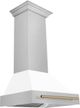 ZLINE Autograph Edition 30" White Matte Wall Mounted Range Hood-0