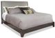 Durham Furniture Front Street Smoke King Upholstered Bed-0
