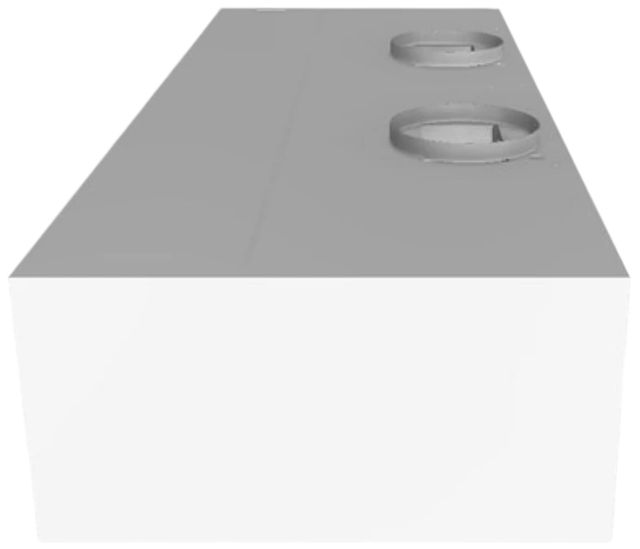 Vent-A-Hood® 60" White Wall Mounted Range Hood-3