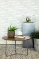 Coaster® Yaritza Natural Accent Table with Gunmetal Base-1
