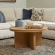 Flexsteel® Waterfall Light Oak Round Coffee Table-3