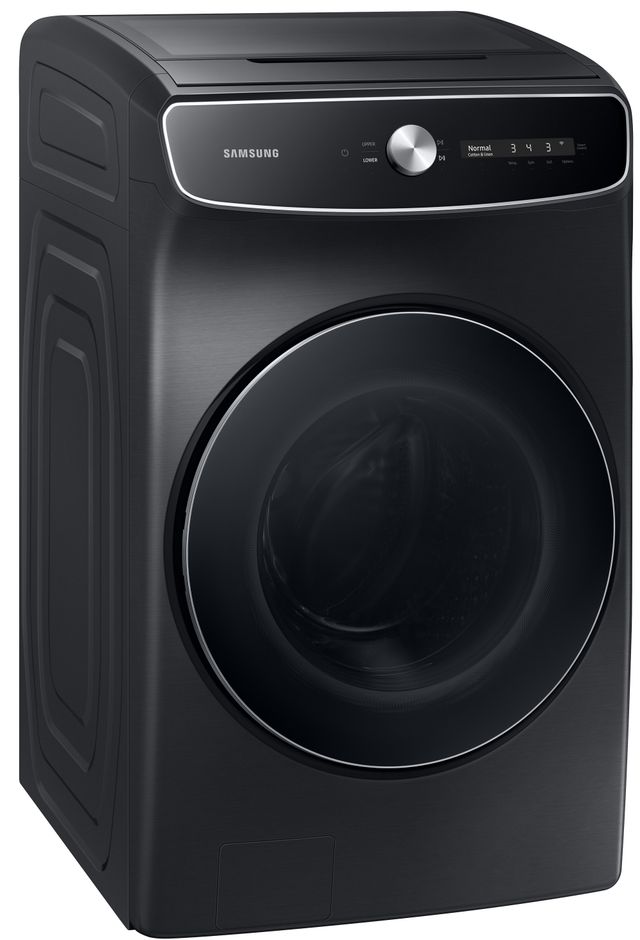 Samsung Brushed Black Front Load Laundry Pair-2