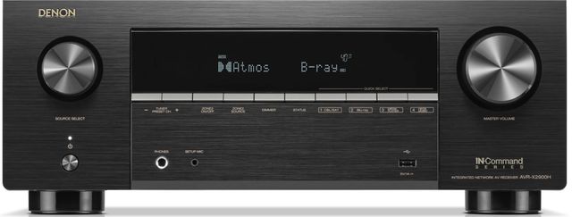 Denon® Black 7.2 Channel Home Theater Receiver Powered by HEOS™-0