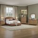 Intercon Jackson Brown Queen Upholstered Panel Bed-1